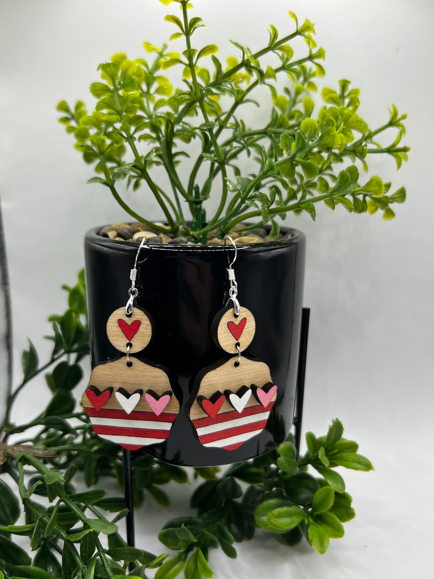 Valentine dangle earrings