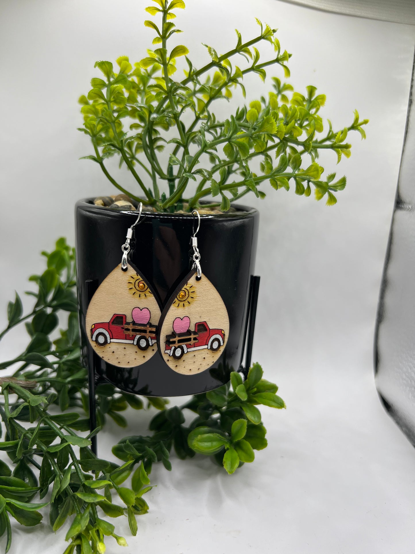 Valentine dangle earrings