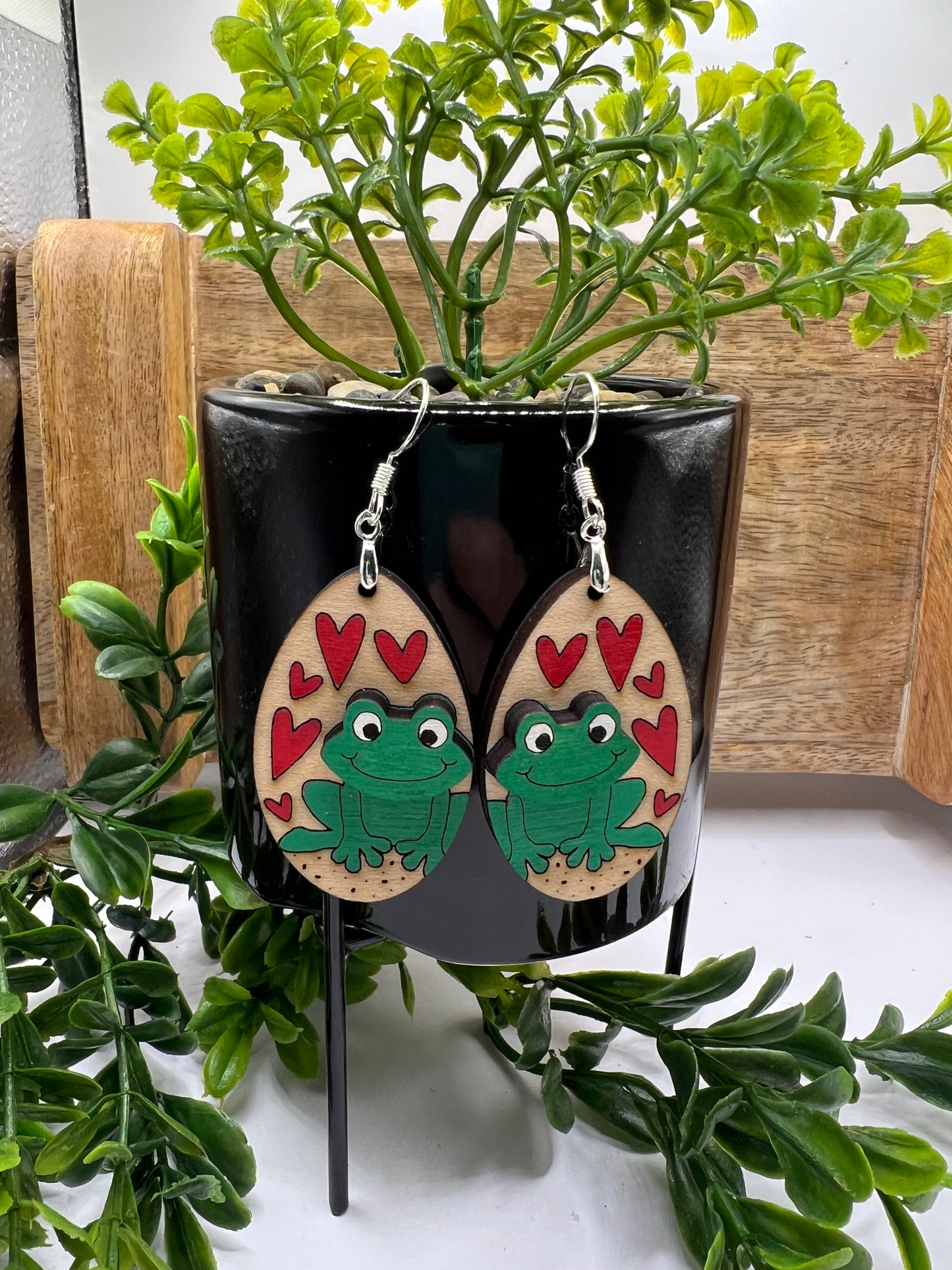 Valentine dangle earrings