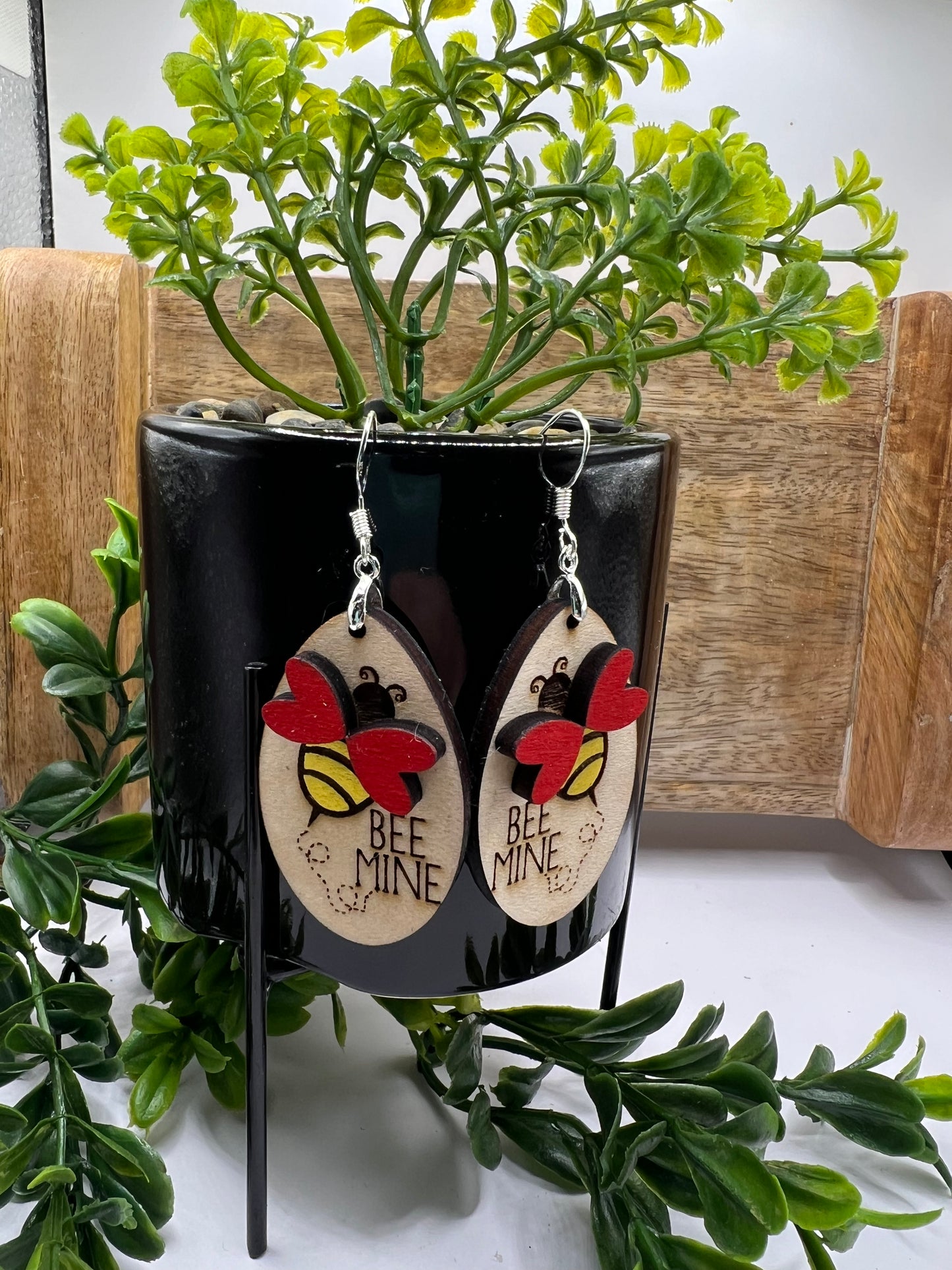 Valentine dangle earrings