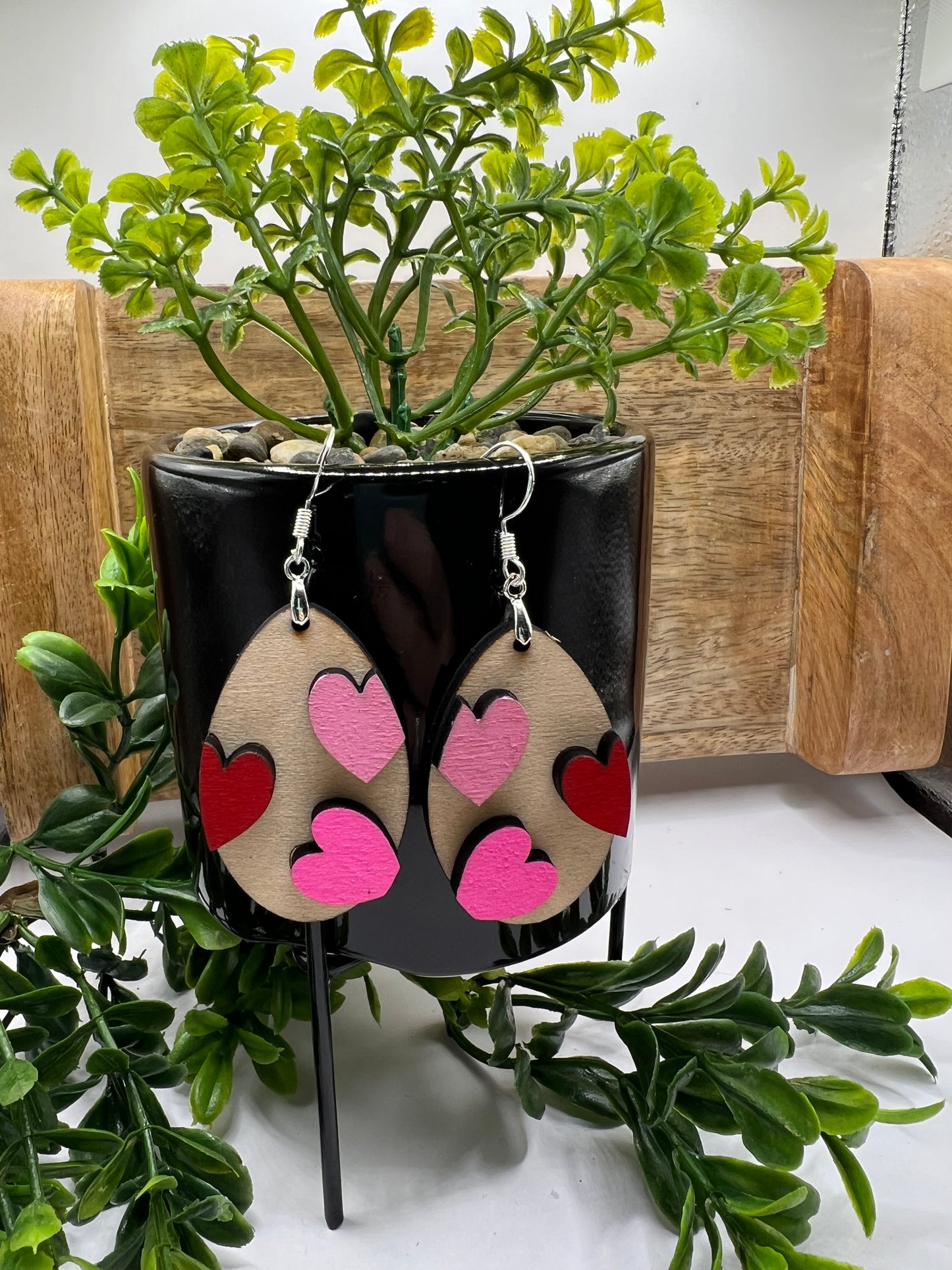 Valentine dangle earrings