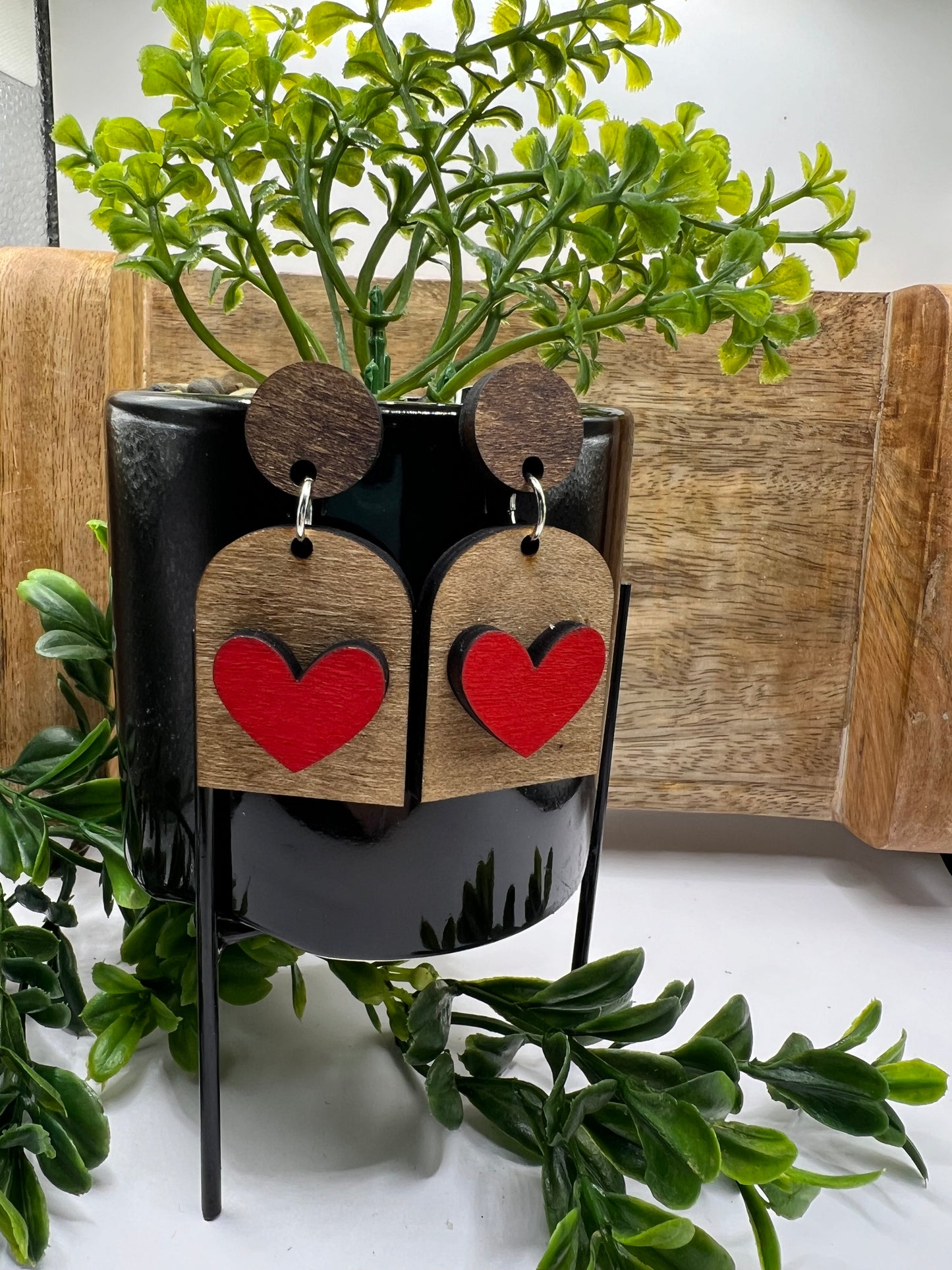 Valentine dangle earrings