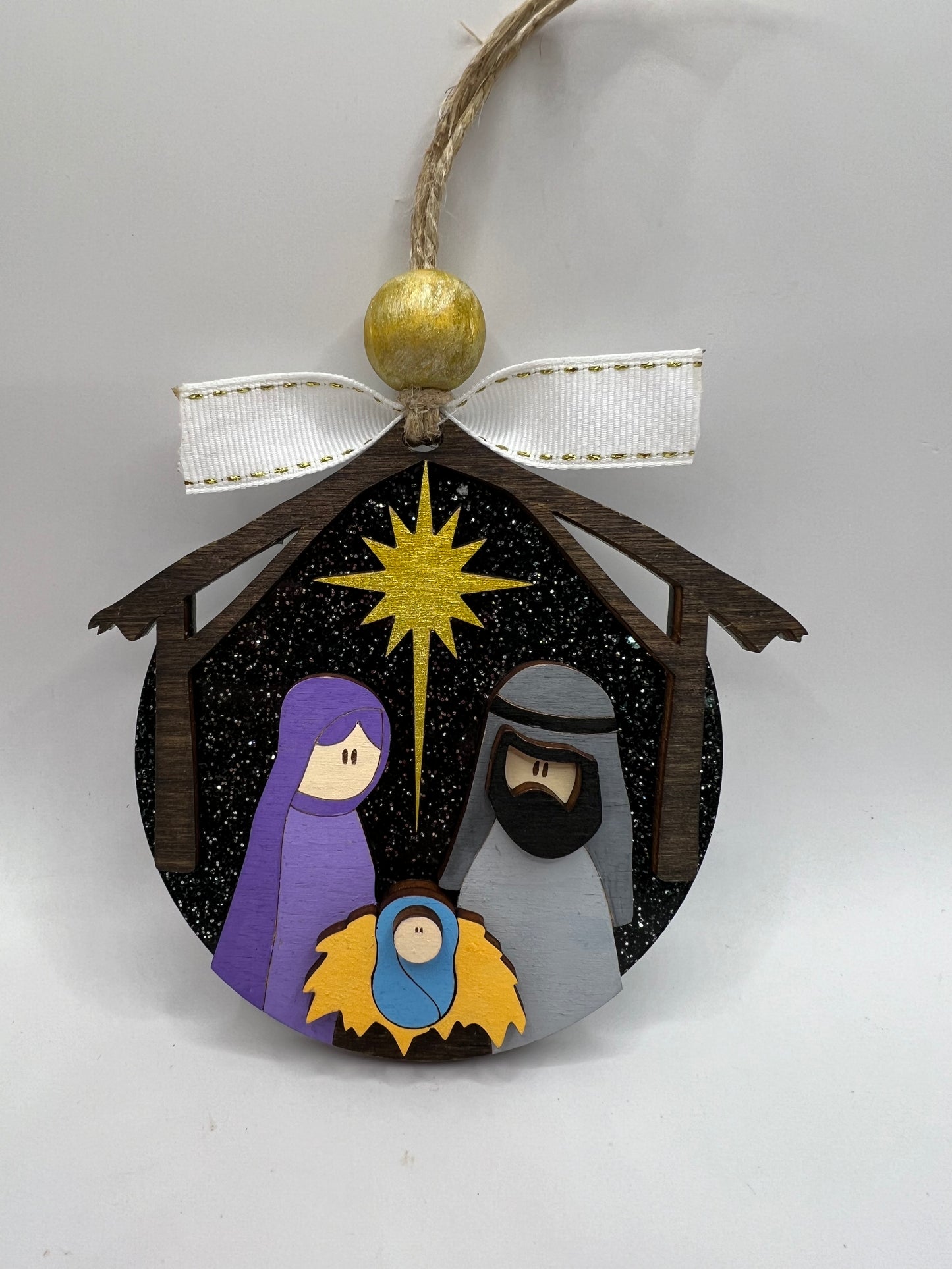 Manger ornament